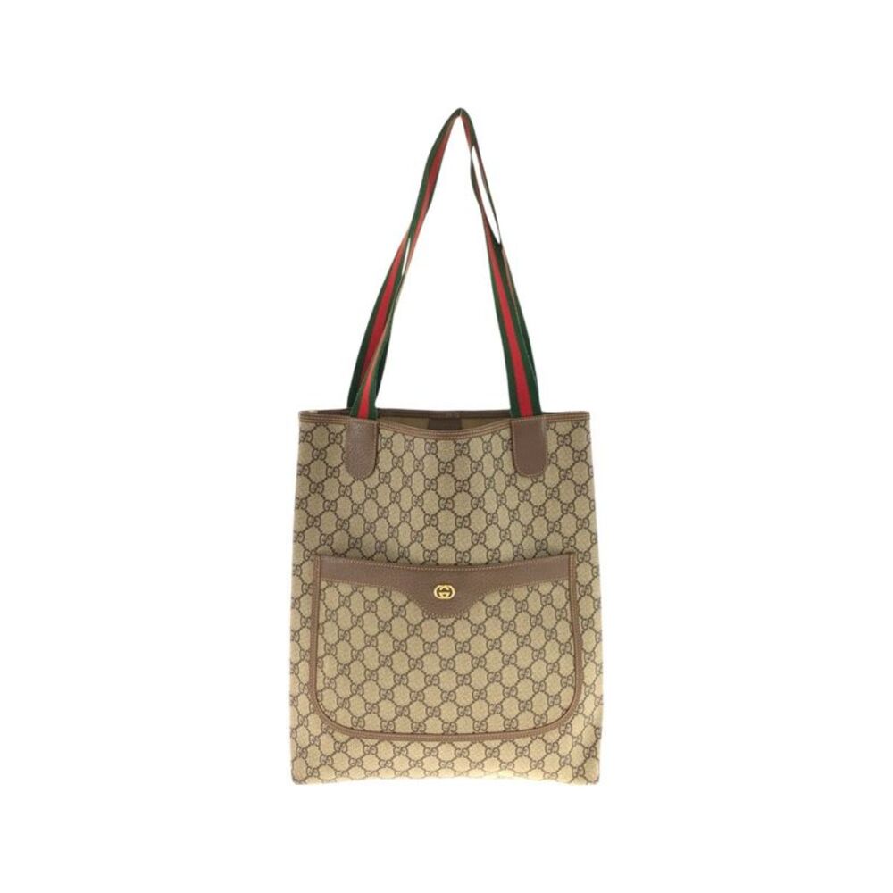 Gucci Vintage GG Supreme Canvas Tote Shoulder Bag